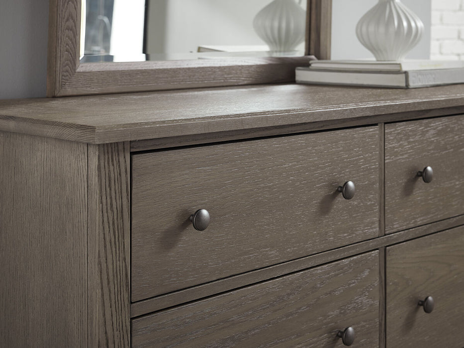 Vaughan Bassett Fundamentals 6 Drawer Dresser in Grey