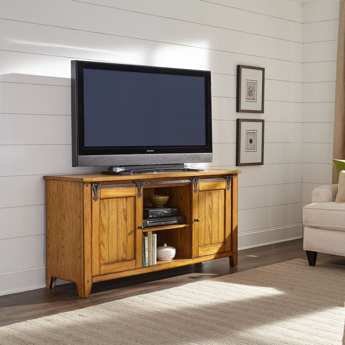 Liberty Furniture Lake House TV Console in Oak