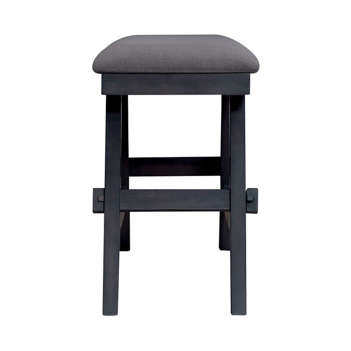 Liberty Furniture Lawson Counter Bench in Weathered Gray