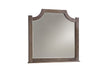 Vaughan-Bassett Maple Road Scalloped Mirror in Maple Syrup image