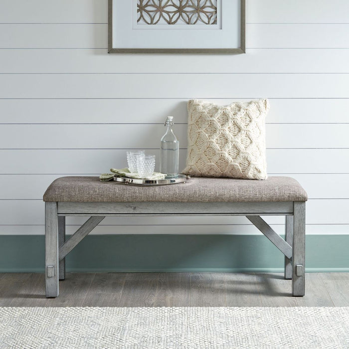 Liberty Furniture Newport Dining Bench in Smokey Grey