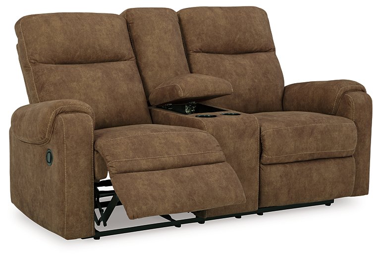 Edenwold Reclining Loveseat with Console