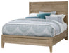 Vaughan-Bassett Passageways Deep Sand Cal King Louvered Bed with Low Profile Footboard in Medium Brown image