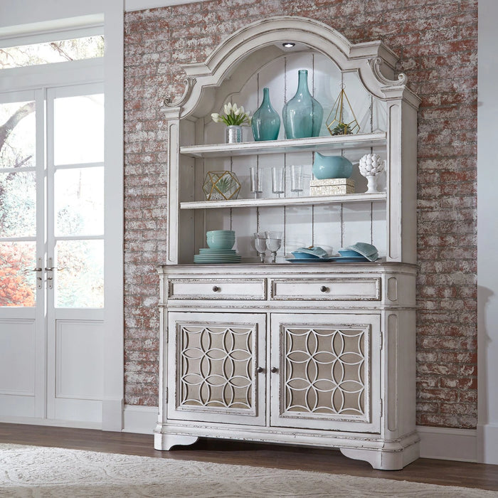 Magnolia Manor Hutch in Antique White image