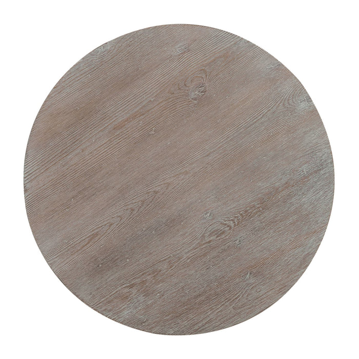 Greystone Mill End Table in Stone White