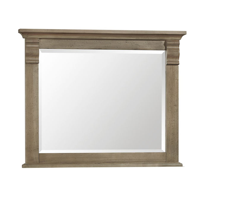 Vaughan Bassett Carlisle Corbel Mirror in Natural Grey image