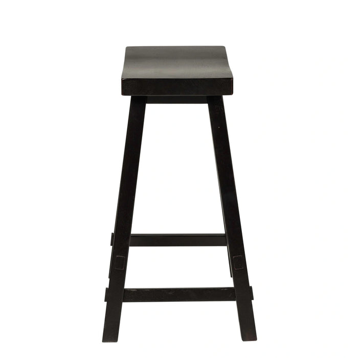 Creations 24 Inch Sawhorse Counter Stool - Black (RTA) image