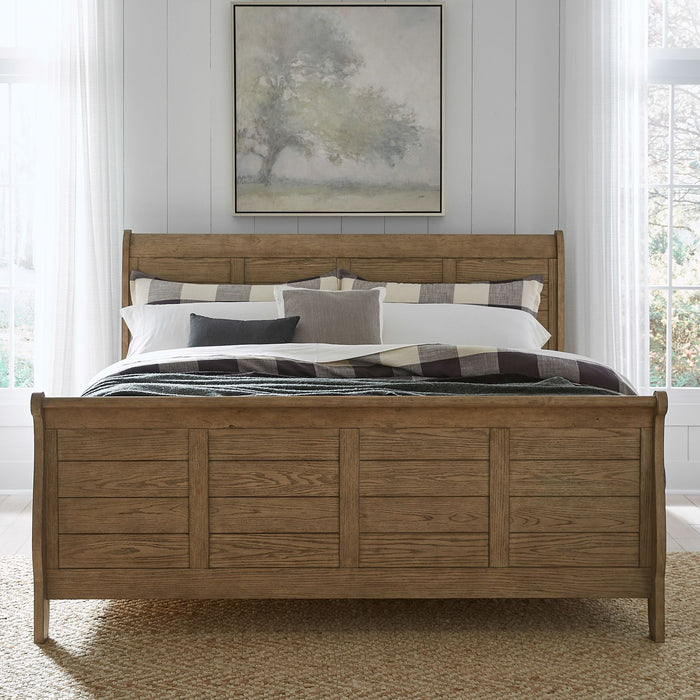 Grandpas Cabin King California Sleigh Bed image