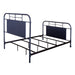 Liberty Furniture Vintage Series Queen Metal Bed in Navy image