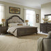 Paradise Valley King Uph Bed, Dresser & Mirror, Night Stand image