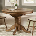 Liberty Furniture Carolina Crossing Oval Pedestal Table in Antique Honey image