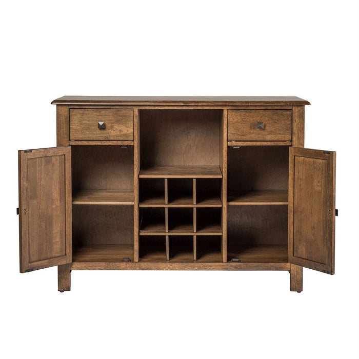 Liberty Furniture Carolina Crossing Server in Antique Honey