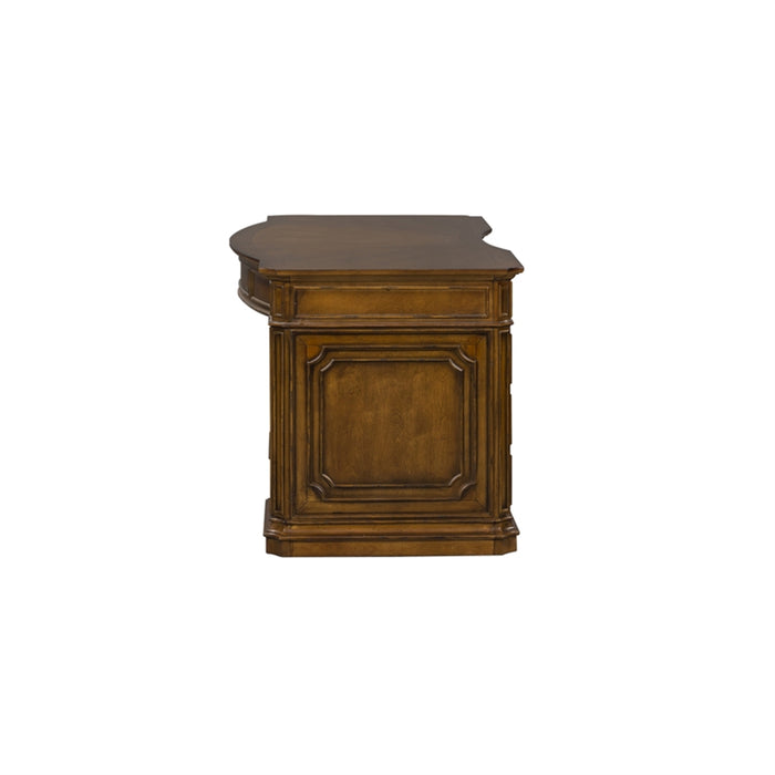 Liberty Amelia Jr Executive Desk in Antique Toffee