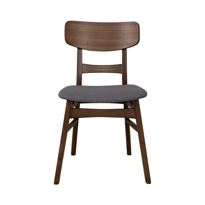 Space Savers Panel Back Side Chair- Grey (RTA) image