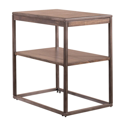Jamestown Chair Side Table in Brown image