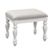 Summer House I Vanity Stool in Oyster White image
