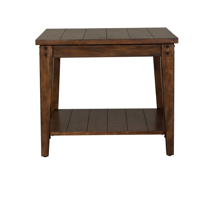Lake House Square Lamp Table