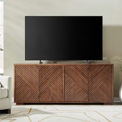Easton 82 Inch TV Console in Coffee Bean image