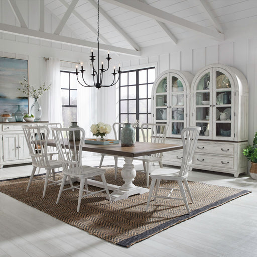 River Place 7 Piece Trestle Table Set image