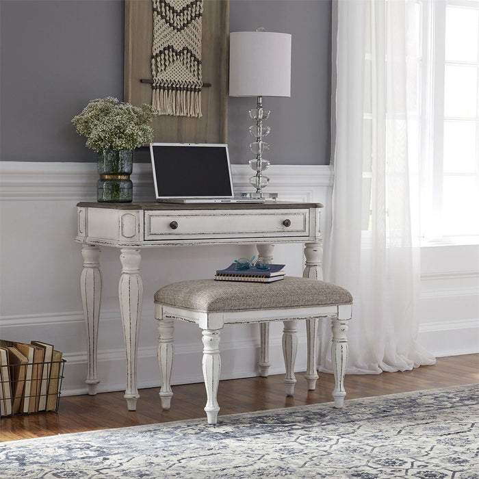 Liberty Magnolia Manor Accent Bench in Antique White