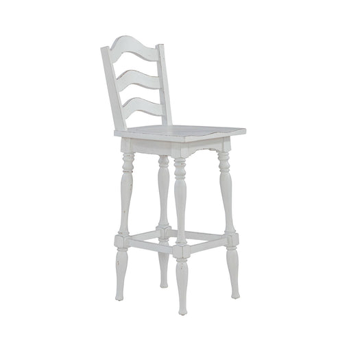 Magnolia Manor Ladderback Swivel Bar Stool image