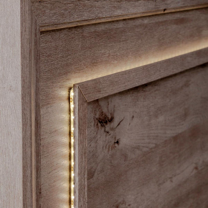 Liberty Furniture Horizons Twin Storage Bed with HB Lights in Graystone 272-BR-TSB