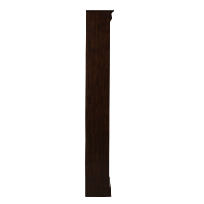 Brayton Manor Jr Executive 82 Inch Bookcase (RTA) in Cognac
