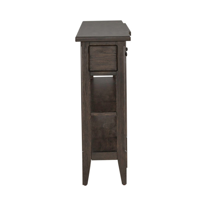 Liberty Furniture Paradise Valley Hall Console Table in Saddle Brown EST SHIP TIME APPX 4 WEEKS