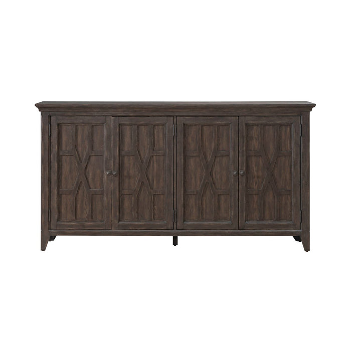 Paradise Valley Hall Buffet in Saddle Brown
