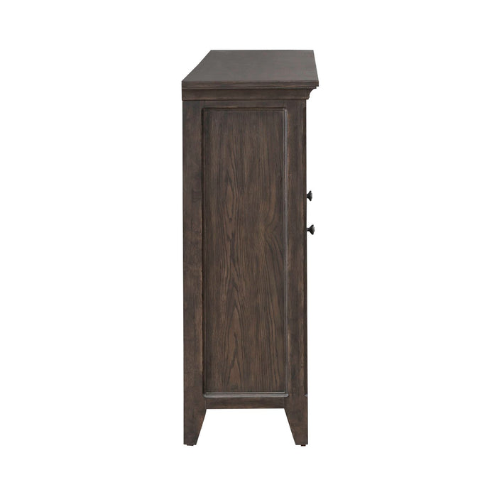 Paradise Valley Hall Buffet in Saddle Brown
