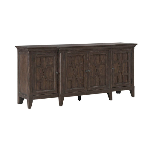 Liberty Furniture Paradise Valley 76 Inch TV Console in Saddle Brown image