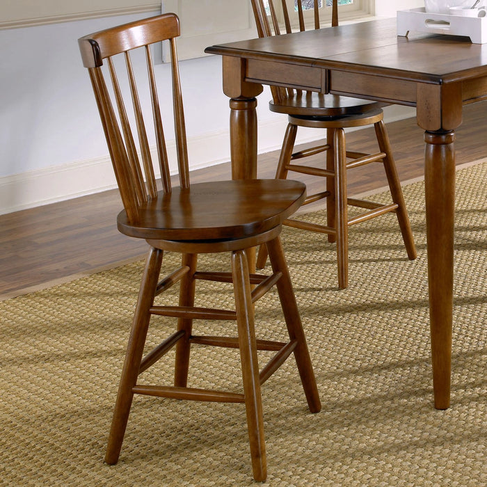 Creations 24 Inch Swivel Counter Chair - Tobacco image