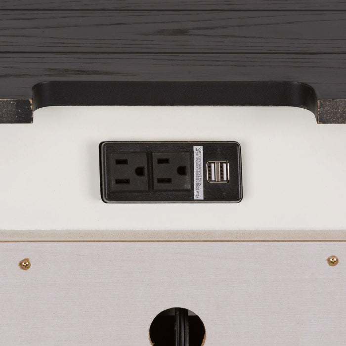 Allyson Park Nightstand in Wirebrushed White image