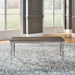 Liberty Furniture Ocean Isle Bench (RTA) in Antique White with Weathered Pine image