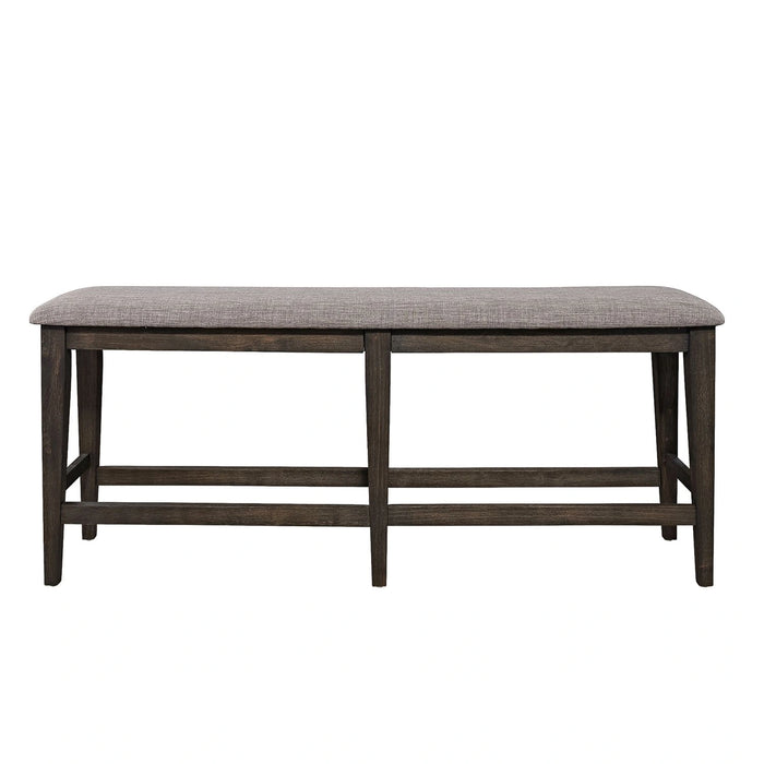 Double Bridge Counter Bench (RTA) in Dark Chestnut image
