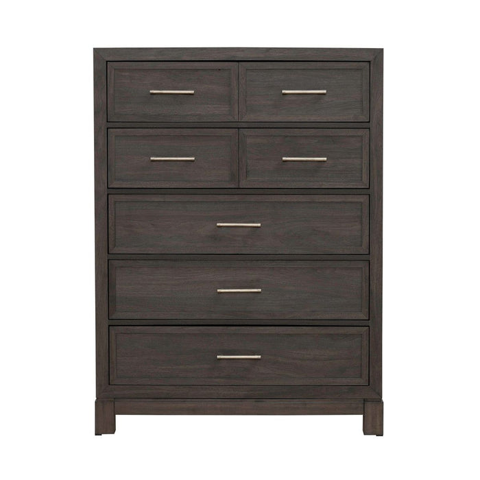 Liberty Furniture Modern Edge 5 Drawer Chest in Caffe image