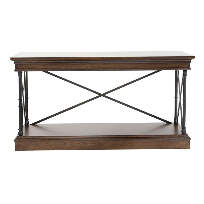 Tribeca Rectangular Sofa Table in Cordovian Brown