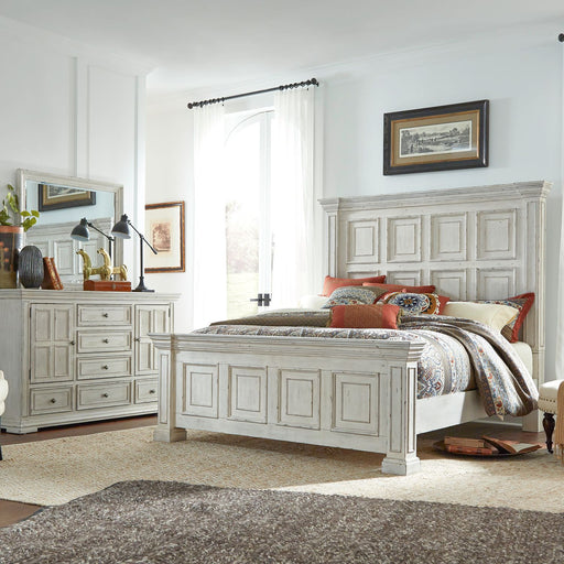 Big Valley Queen Panel Bed, Dresser & Mirror image