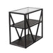 Arista Chair Side Table in Cobblestone Brown image