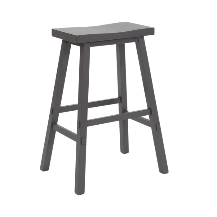 Creations 24 Inch Sawhorse Counter Stool- Gray image