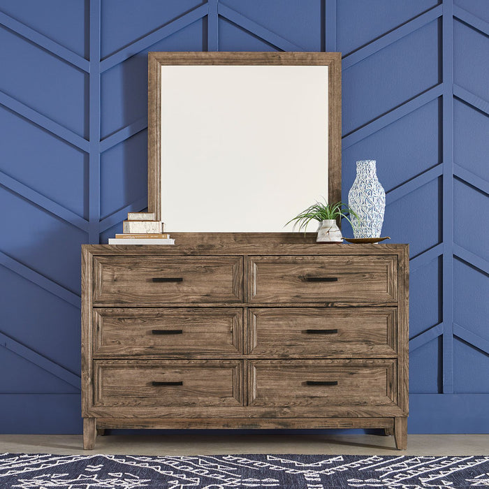 Ridgecrest King Storage Bed, Dresser & Mirror, Night Stand