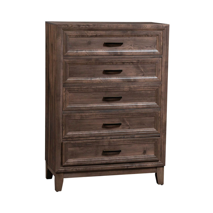 Ridgecrest Queen Panel Bed, Dresser & Mirror, Chest, Night Stand