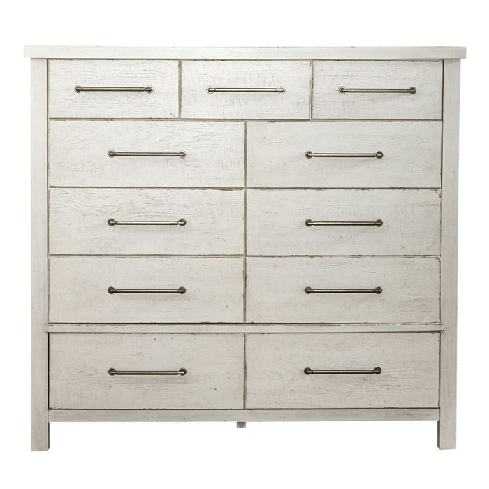 Liberty Furniture Modern Farmhouse 11 Drawer Chesser in Flea Market White image