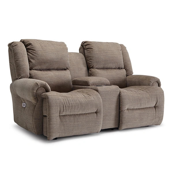 GENET LOVESEAT LEATHER POWER HEAD TILT SPACE SAVER LOVESEAT - L960CZ4