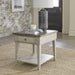 Liberty Furniture Ivy Hollow Drawer End Table in Weathered Linen with Dusty Taupe Top image