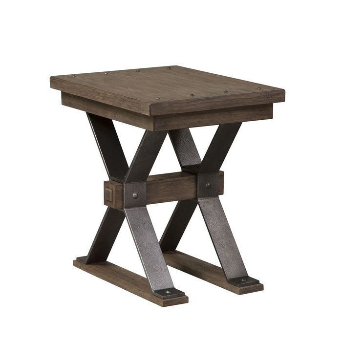 Liberty Sonoma Road Chair Side Table in Weathered Beaten Bark
