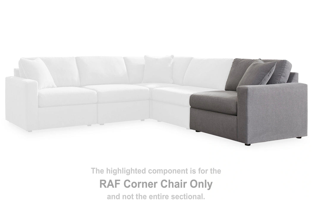 Modmax Balanced Sectional with Audio and Storage Consoles