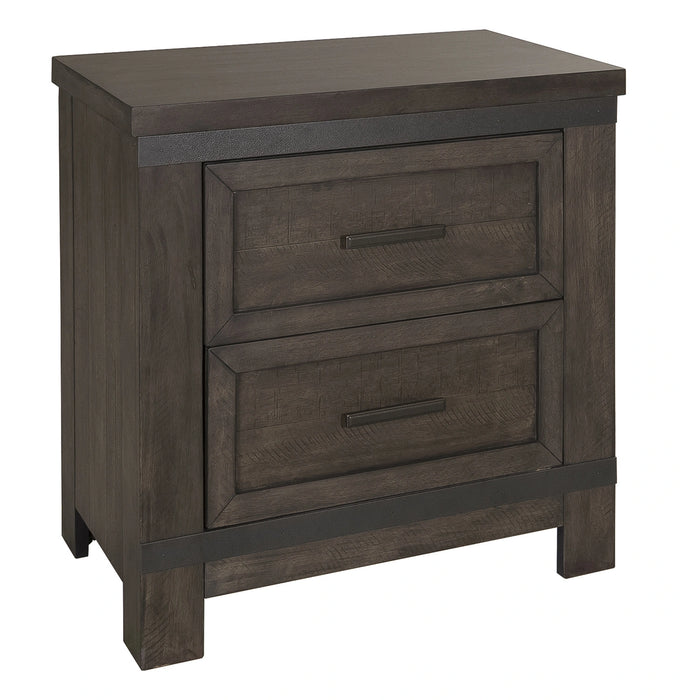 Thornwood Hills Panel Bed, Dresser & Mirror, Night Stand image