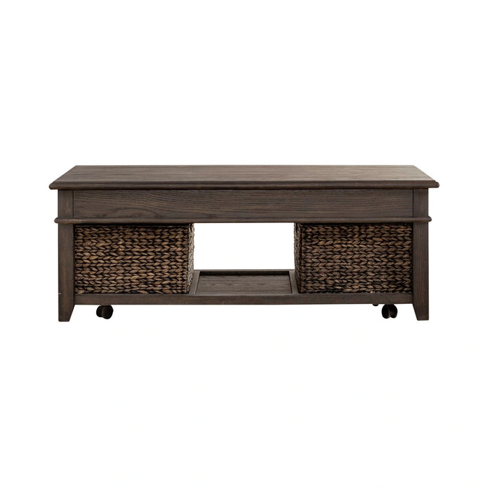 Mill Creek Lift Top Cocktail Table in Peppercorn image