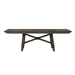 Double Bridge Optional 6 Piece Trestle Table Set image